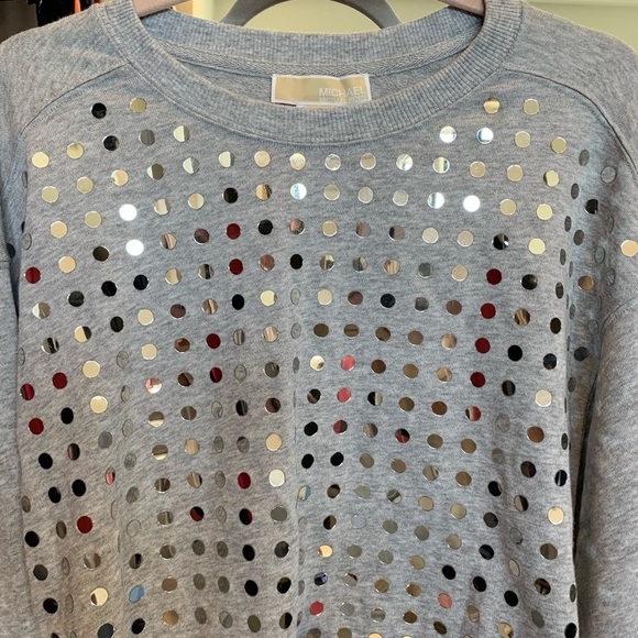 MICHAEL Michael Kors cropped detailed sweatshirt - Picture 2 of 8